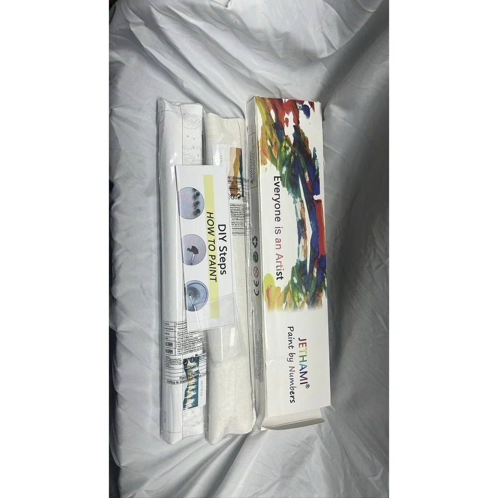 Jethami 2 Pack Paint by Numbers for Adults Beginner DIY Kit